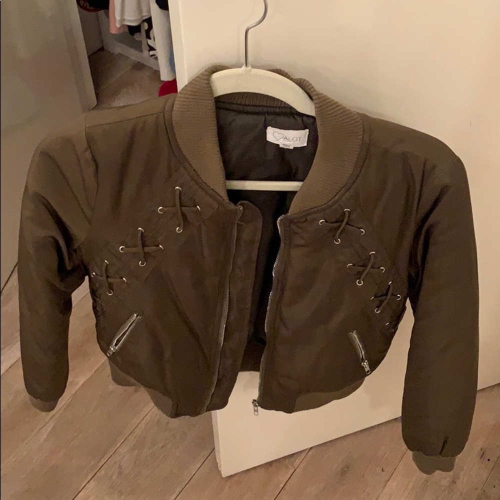 ALOT Green Bomber Jacket